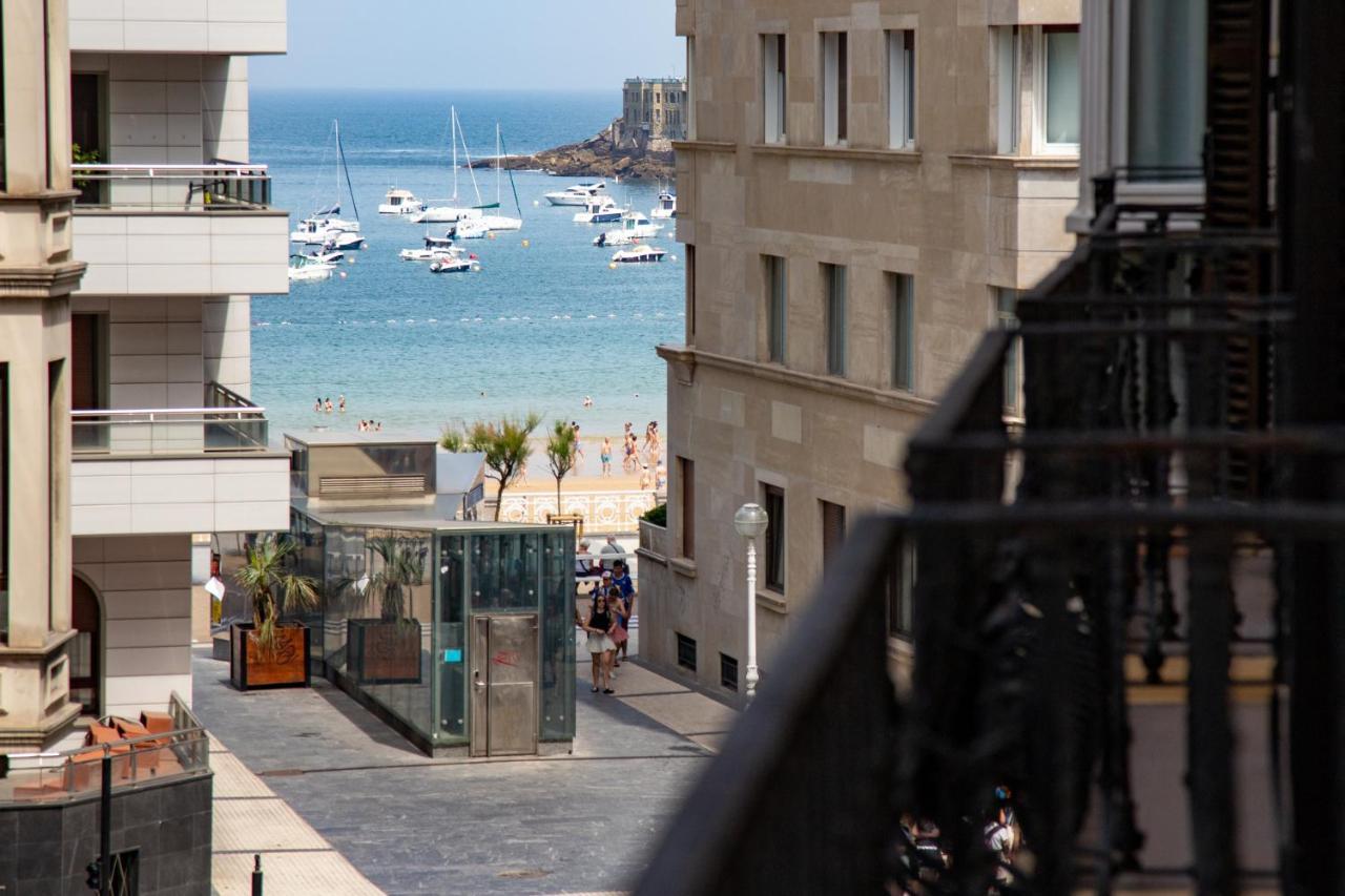 La Concha Cozy Balcony Apartment By Cisan Rentals San Sebastián Dış mekan fotoğraf